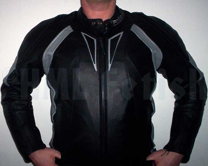 Leder-Racingjacke