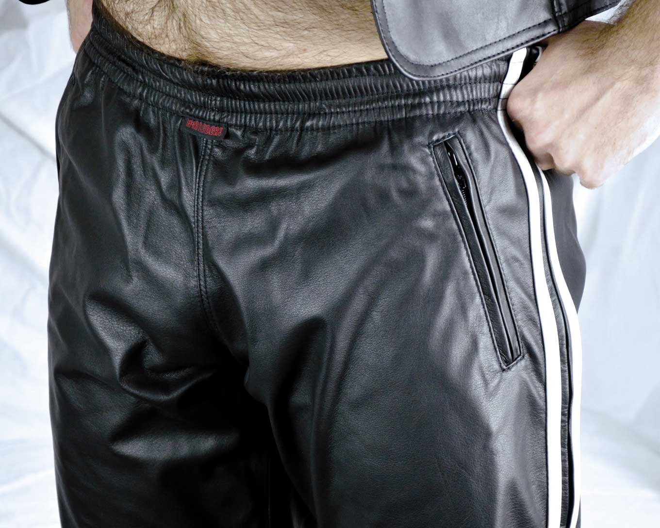 Leder Trainingsjacke