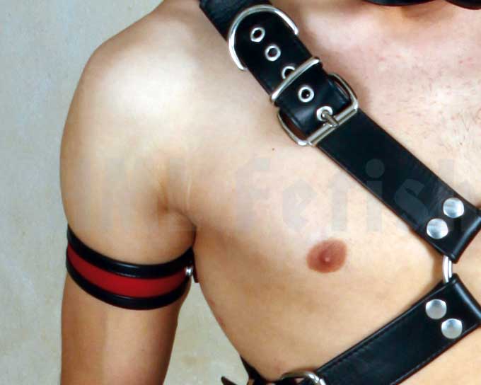 Code-Muskelband mit farbigem Streifen