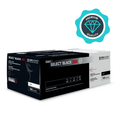 Unigloves SELECT® BLACK 300