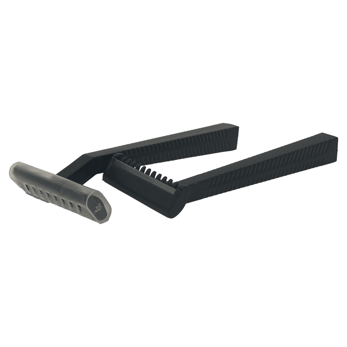 Black disposable razors (pack of 10)